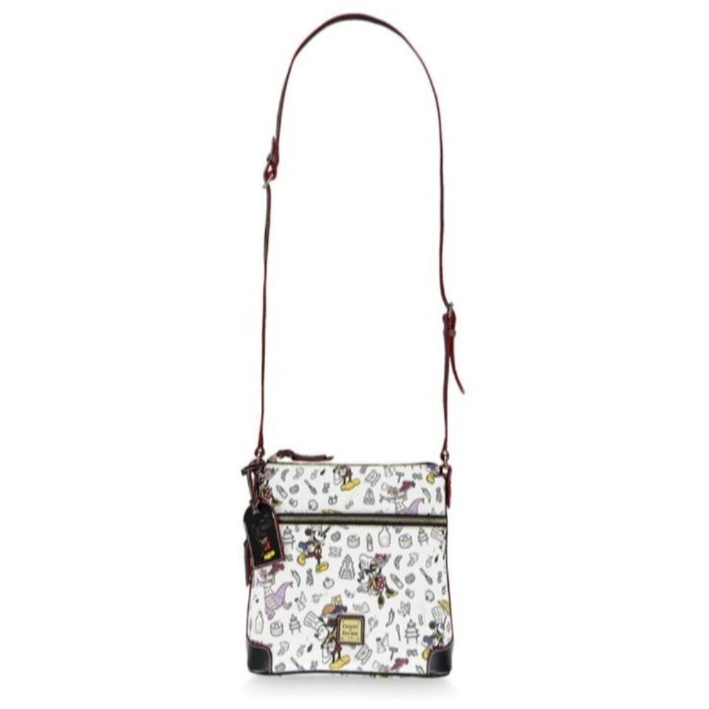 Disney Dooney & Bourke 2018 Epcot Food & Wine Crossbody Bag NWT Mickey Figment - Picture 3 of 16